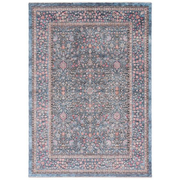 Safavieh Performance Blue / Black Rug Wayfair